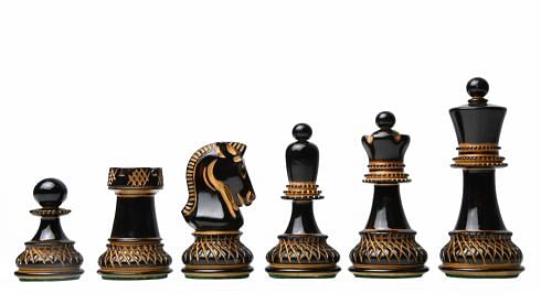 Buy Dubrovnik Chess Set in Burnt & Natural Boxwood V3.0