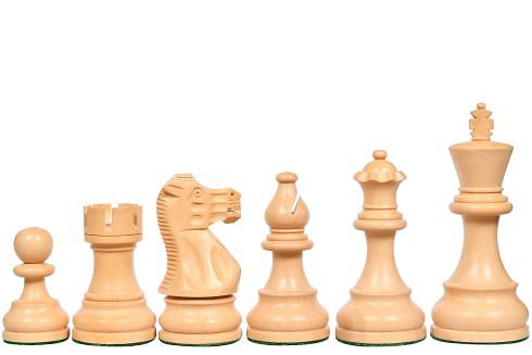 The Smokey Staunton Series Chess Pieces in Rose Wood & Boxwood - 3.8