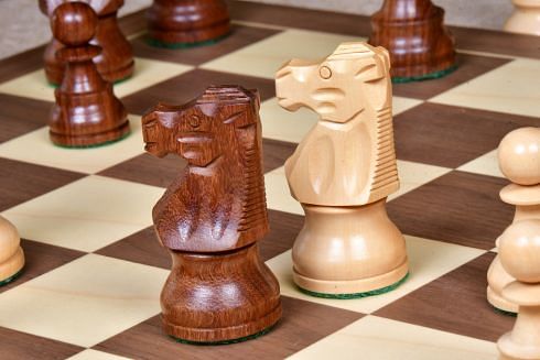 French Lardy Chess Pieces Staunton Sheesham Boxwood 3 