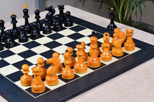 CLEARANCE SALE Hand Made and Burnt Mikhail Tal Chess Pieces in 