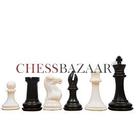 The House of Staunton Analysis Chess Set Combo (Black) Plastic