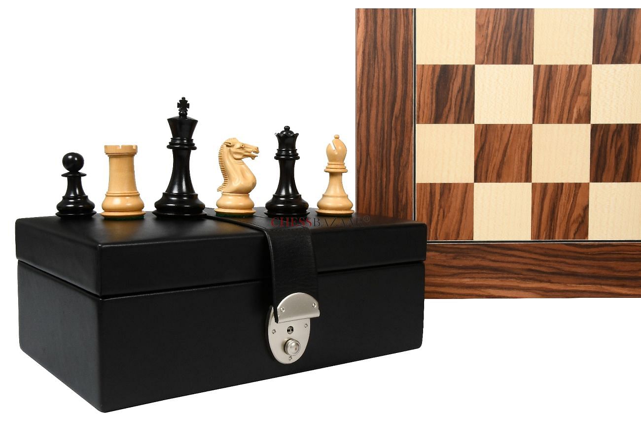 The 1849 Original Staunton Ebony and Palisander Luxury Chess Set