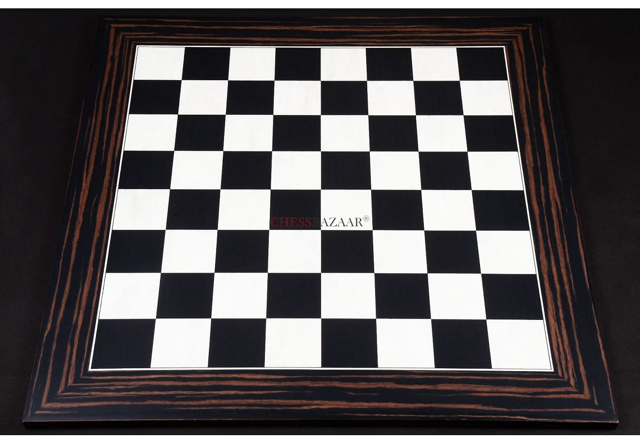 Standard Walnut Maple Wooden Chess Board Matte Finish 20 - 55 mm