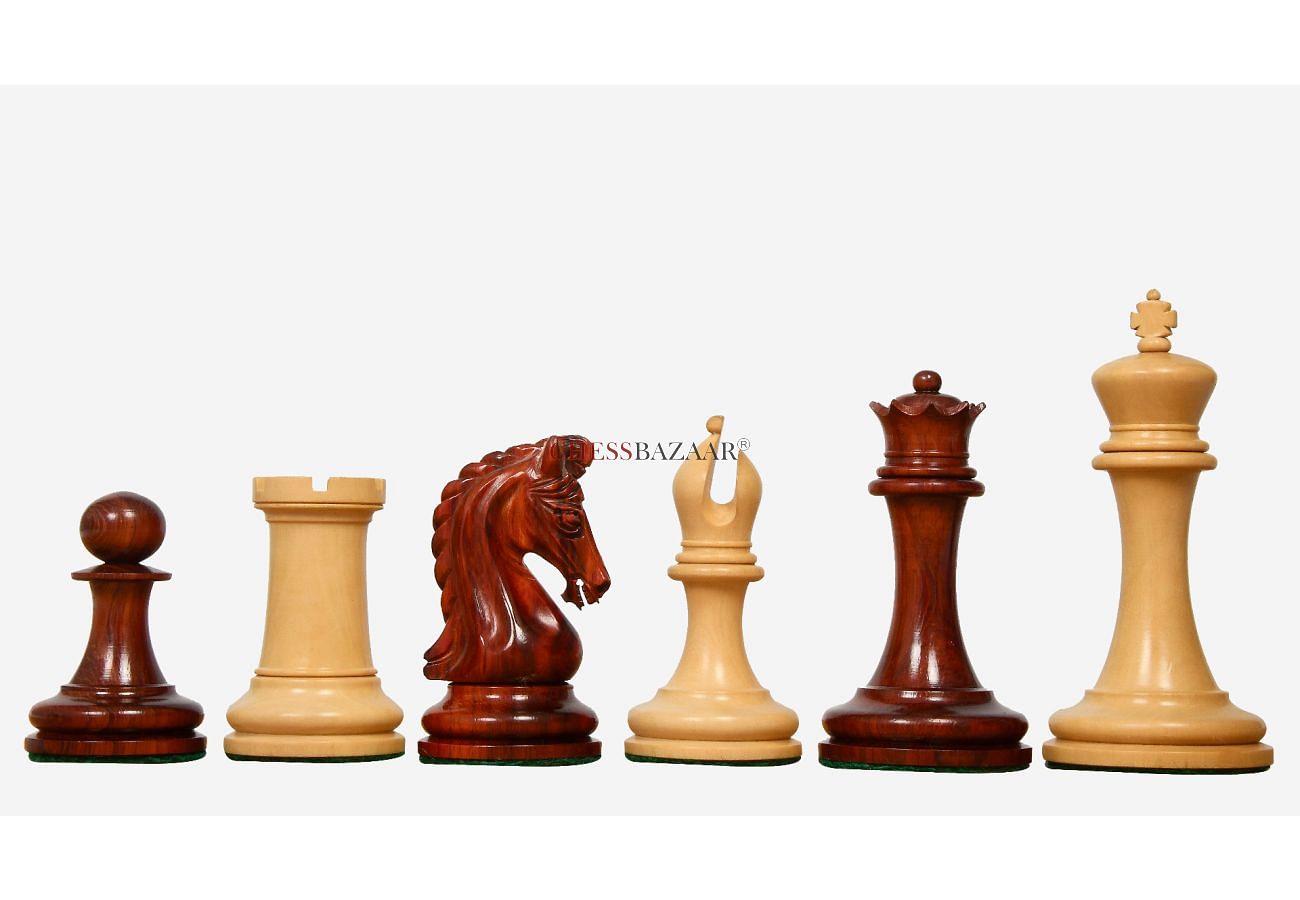 Buy Weighted Imperial Chess Set in Bud Rose & Box Wood Online