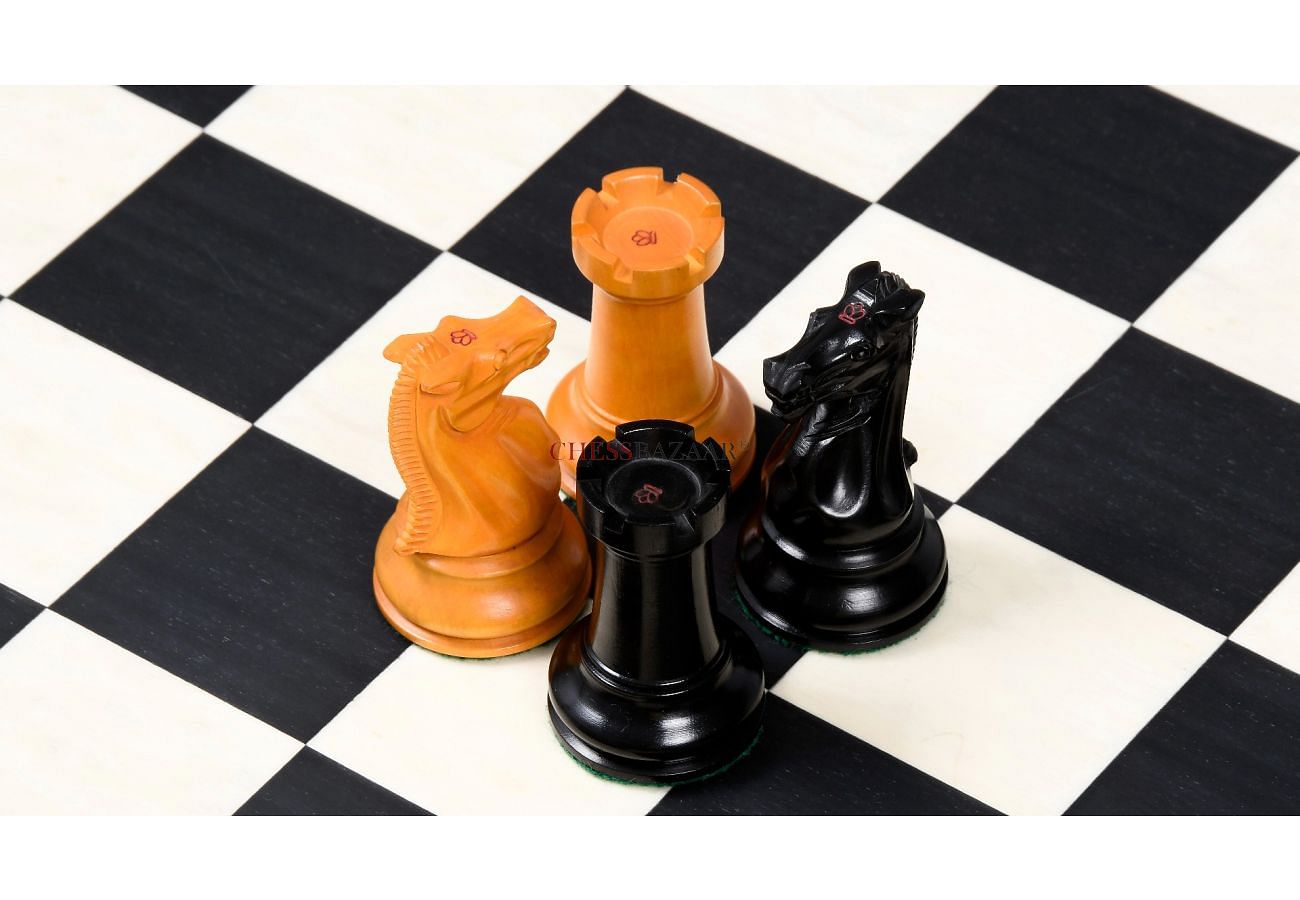 Buy Master Staunton Series Chess Pieces in Dyed Box Wood online from  chessbazaar