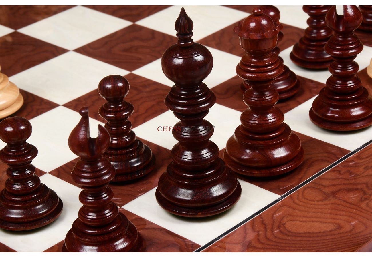 Luxury Chess Set - Antique Rosewood Board in Mosaic Art with Bzyantin Chess  Pieces - Gift Item