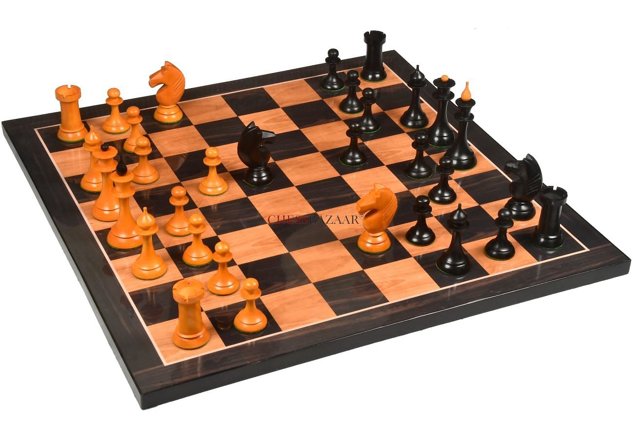 Buy The 1950s Soviet (Russian) Latvian Reproduced Chess Set in
