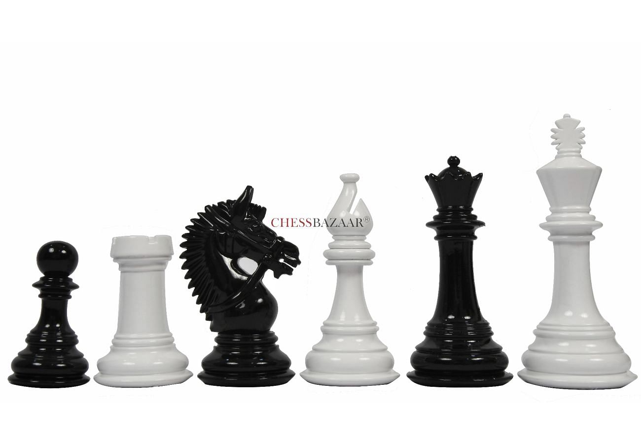 The House of Staunton Analysis Chess Set Combo (Black) Plastic
