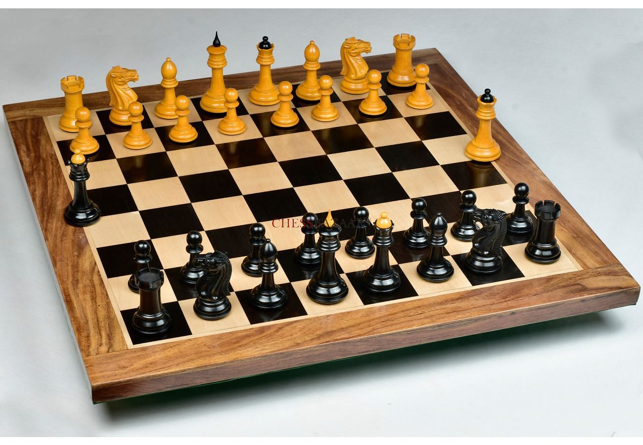 The Club Series Chess Set, Box, Board Combination