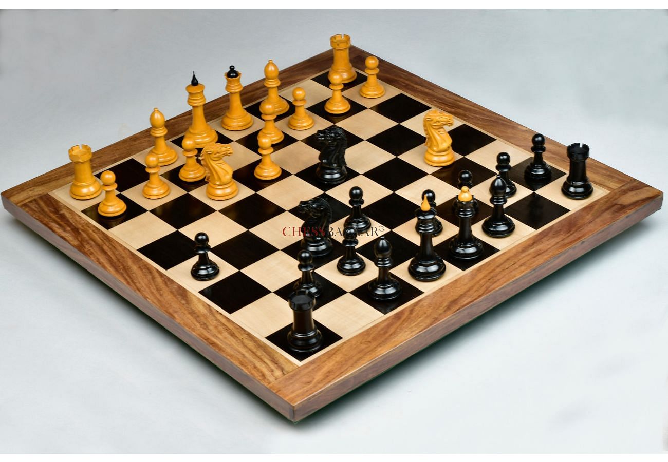 Combo of Paperweight Rook, Bishop & Pawn Chess Pieces in Box Wood