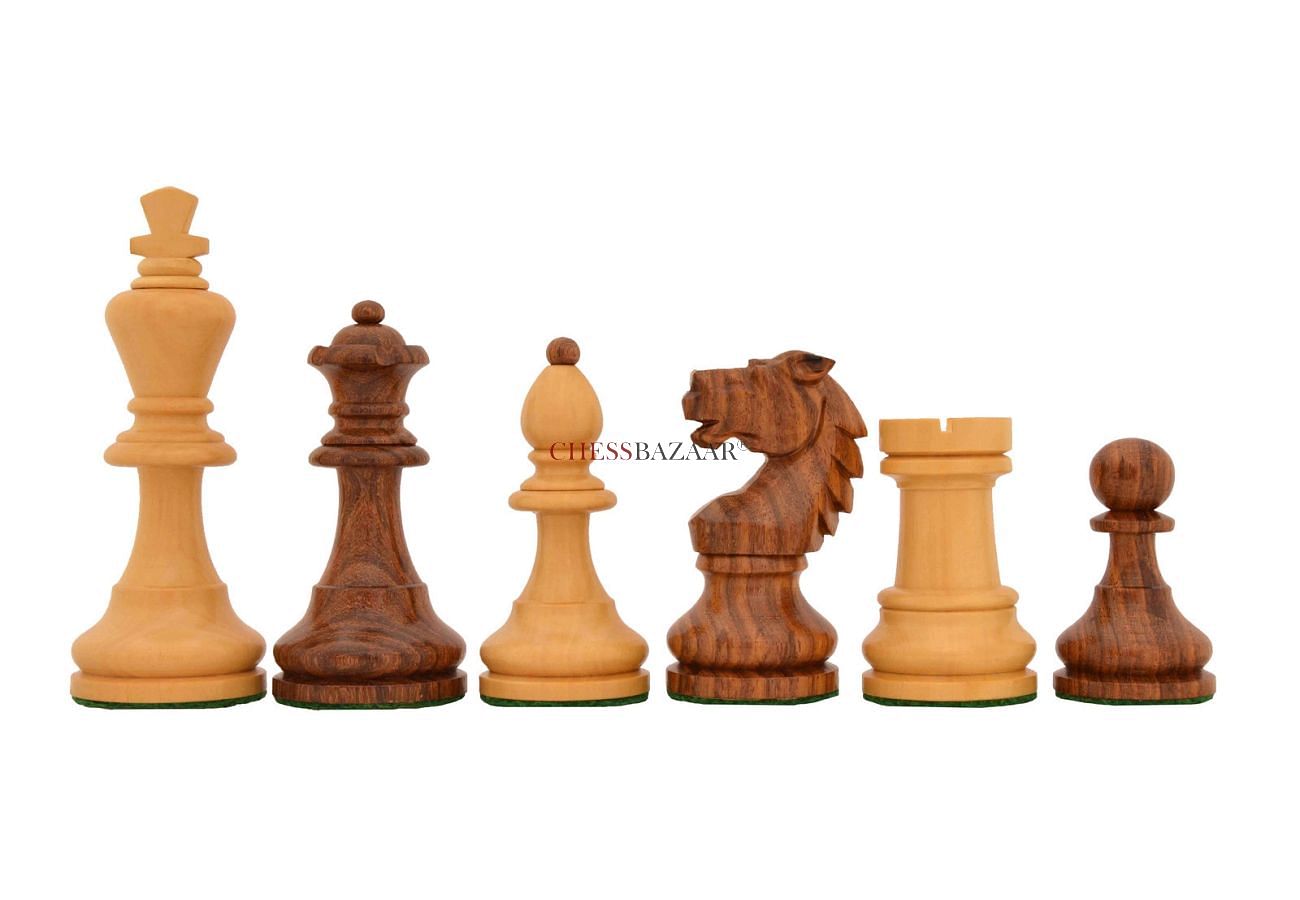 Artisan Crafted Crocodile Wood Chess Set - Mind Games