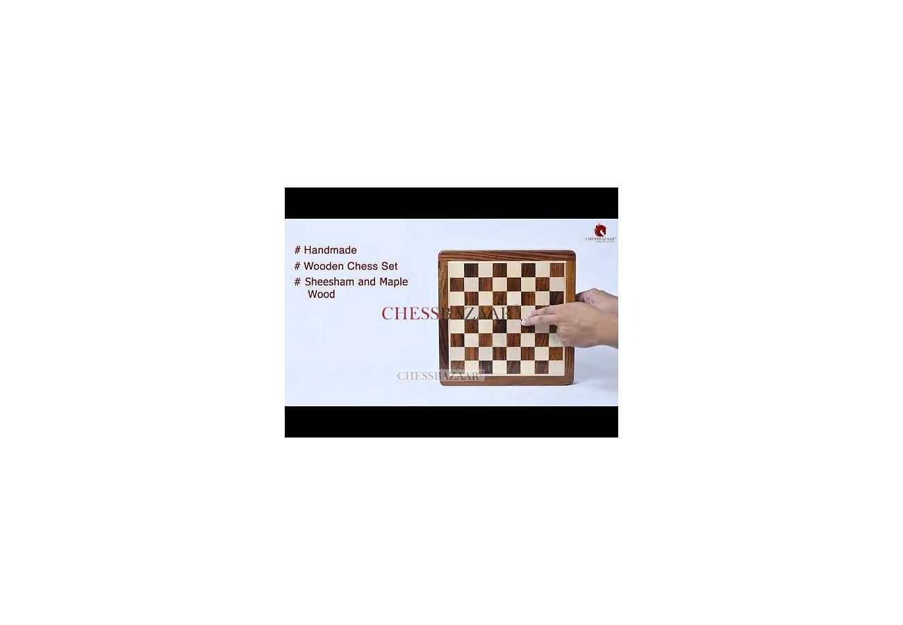 Chess and Checkers Board Cayro Wood