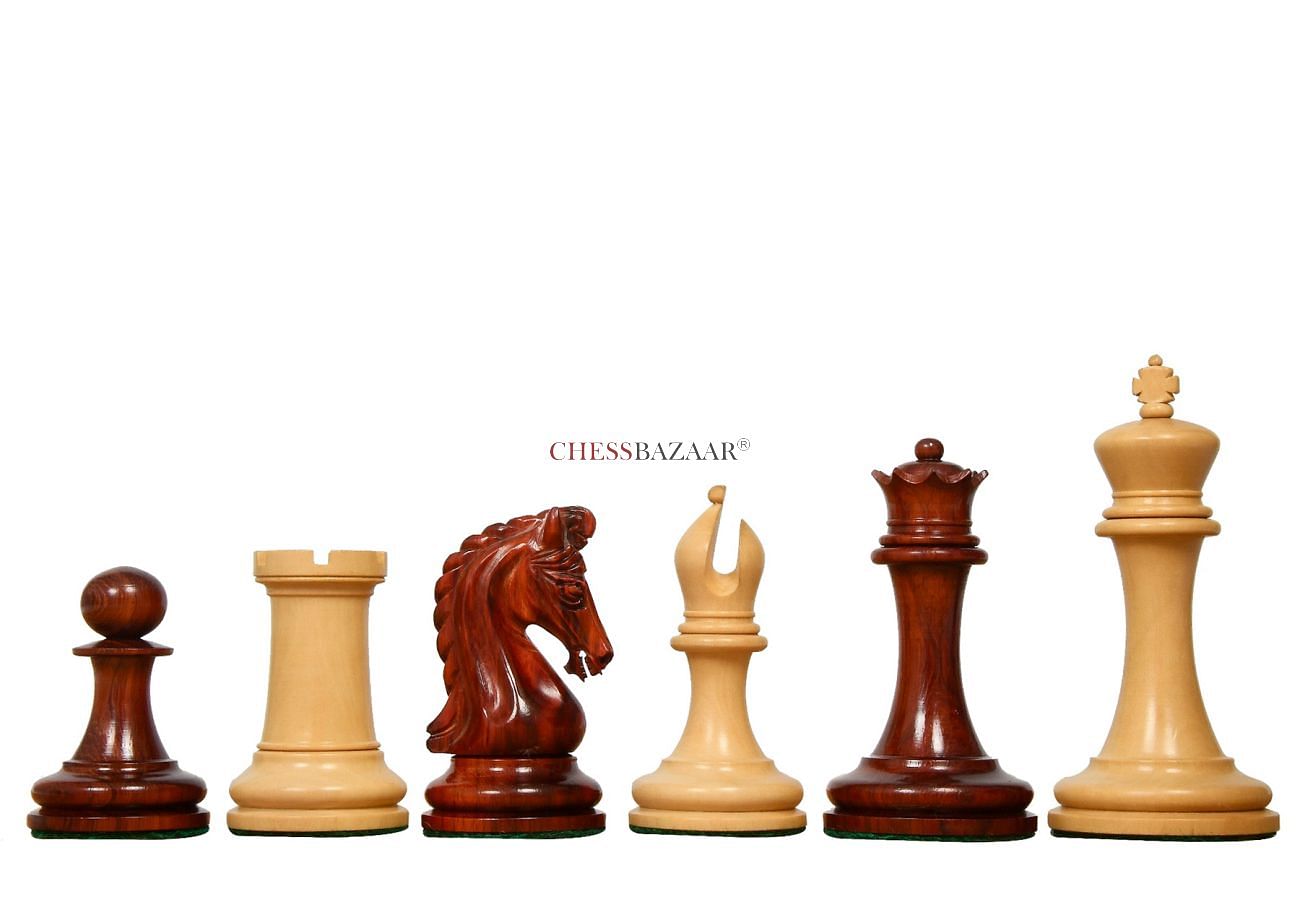 Buy Weighted Imperial Chess Set in Bud Rose & Box Wood Online