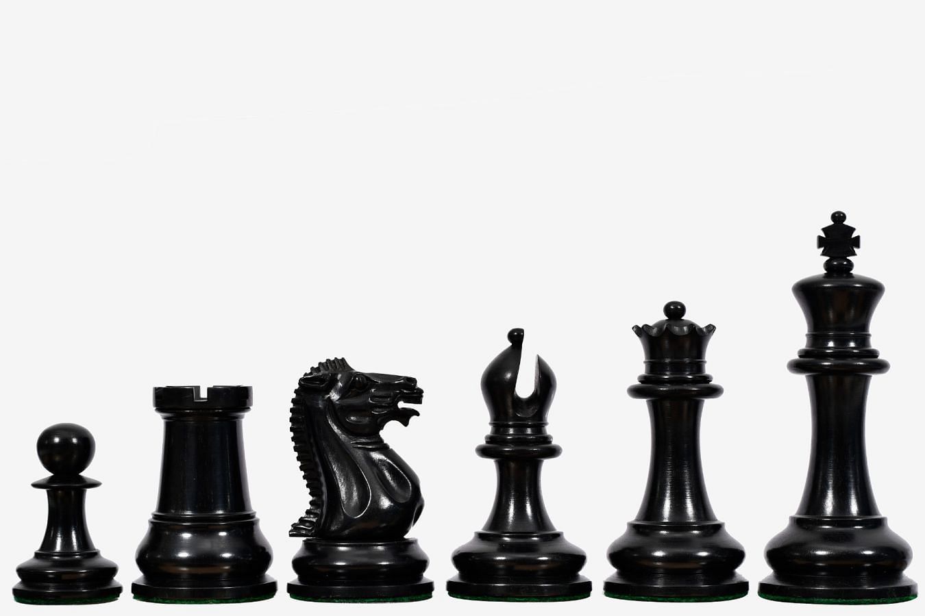 Artistic Champion Series chess pieces Boxwood & Ebonized
