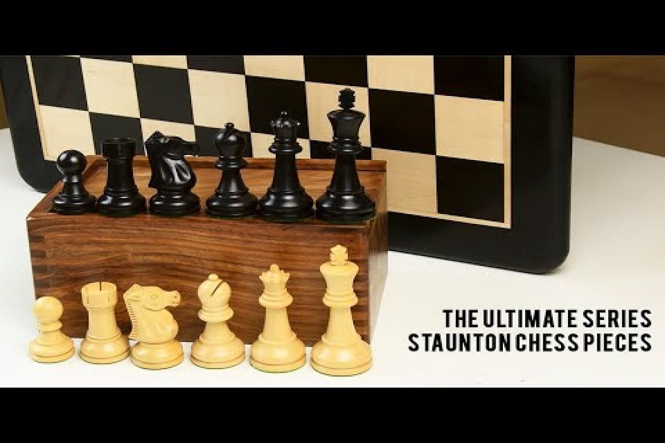 The Ultimate Series Staunton Chess Pieces - 3.75