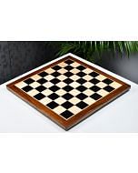 Solid Wooden Indian Chess Board in Genuine Ebony Wood & Maple Wood with Sheesham Wood Border 19" - 50 mm Square