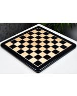 Solid Wooden Heavy Indian Handmade Chess Board in Genuine Ebony & Maple 23" - 60 mm