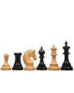 The California Chrome Staunton Series Chess Pieces Version 2.0 in Ebony / Box wood - 4.25" King