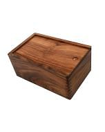Tournament Chess Storage Box in Sheesham Wood for up to 3.8" Chess Set w/o Center Partition