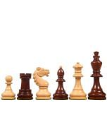 Special Edition Reproduced Vintage 1950's Circa Bohemia Staunton Series German Chess Pieces in Bud Rosewood and Boxwood - 3.89" King