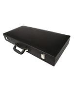 Leatherette Chess Set Briefcase Storage Box Coffer with Fixed Slots for 3.75" - 4" Pieces