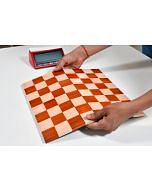 Folding Wooden Chess Board in Bud Rose Solid Wood (Padauk) & Maple Wood 12.8" - 40 mm Square