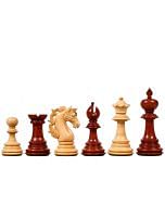 American Adios Series Luxury Chess Pieces in Bud Rose / Box Wood - 4.4" King 