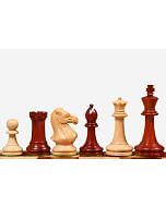 The GM Blitz Edition Staunton Series Chess Pieces in Bud Rosewood & Box Wood - 3.75" King