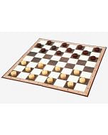 Wooden Checkers / Draught Set in Bud Rose Wood & Box wood - 30mm