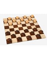 Wooden Checkers / Draught  Set in Sheesham & Box wood - 30mm