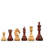 4.5 Luxury Staunton Ebony Wood & Boxwood Chess Pieces 