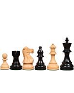 Clearance - The Smokey Staunton Series Chess Pieces in Ebonized boxwood & Natural Boxwood- 3.8" King