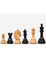 The New Columbian Staunton Series Chess Pieces in Ebony Wood & Box wood - 3.8" King