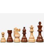 Reproduced French Lardy Exclusive Weighted Chess Pieces in Sheesham(Golden Rosewood) / Box wood - 3.75" Extra Queens