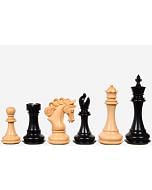 The Pegasus Series Artisan Staunton Chess Pieces ver 2.0 in Ebony / Boxwood - 4.6" King